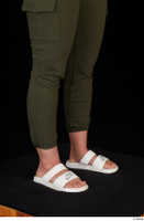  Sofia Lee calf casual dressed flip flops sandals sweatpants trousers 0008.jpg